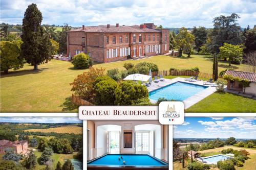 Corbarieu Villa | Chateau Beaudesert - Piscine - Tennis - Parc de 50Ha