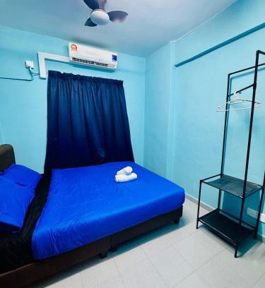 Gelugor Apartment | Cheap & Cozy 1BR Walk to USM 10 Min Malaysian guest only