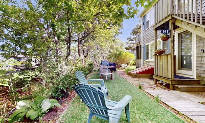Provincetown Condo | Cheerful condo with enclosed porch, next to Cape Cod Bay with beach access