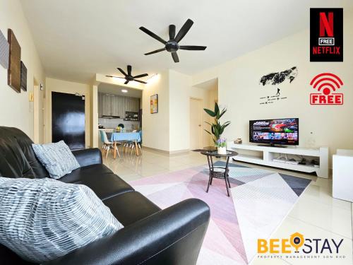 Kampung Sungai Raya Apartment | Cheras Saville Suite walkable MRT Sri Raya for 5Pax