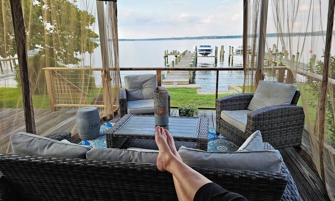 Perryville House | Chesapeake Waterfront Vacation Rental with Dock - SunriseHavenMD