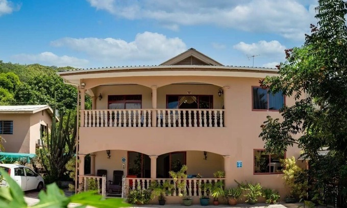 Mahe Island Apartment | Chez Benoit Self Catering- Au cap, mahe seychelles, beach garden view