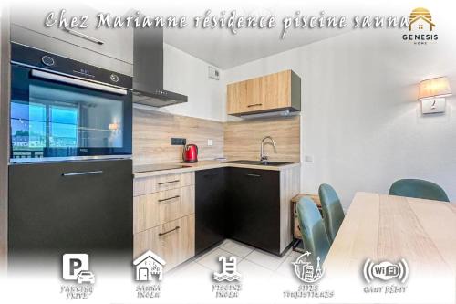 Levernois Apartment | Chez Marianne Résidence Piscine Sauna