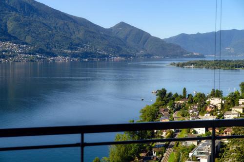Minusio Apartment | Chiar di Luna by Quokka 360 - loft with view of Lake Maggiore
