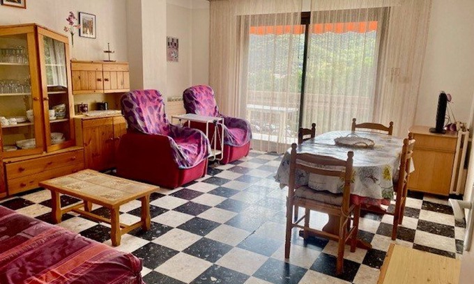 Amelie-les-Bains-Palalda Apartment | Chic 2-Room Apartment with Terrace, Veranda, and Garage, Near City Center and Cures, Sleeps 5