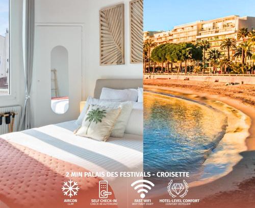 Cannes City Centre Apartment | Chic 2P rénové - Carré d'Or - Palais & Croisette