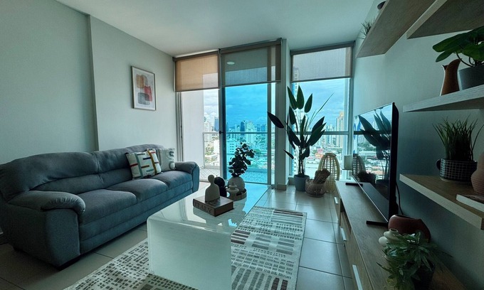 Tumba Vieja Apartment | Chic & Airy 2BR Condo, Gym and pool Access, Prime Panama Location