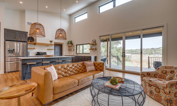 Council Creek South House | Chic Burnet Home on Lake Buchanan w/2 Fireplaces!