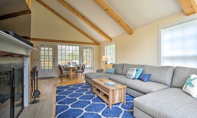 West Dover House | Chic Dover Home w/Hot Tub: 1 Mi to Golf!