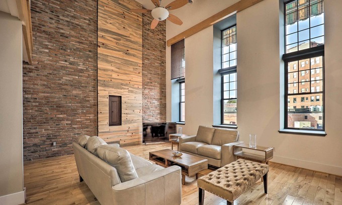 Sullivan County Condo | Chic Downtown Escape, 8 Miles to Motor Speedway!