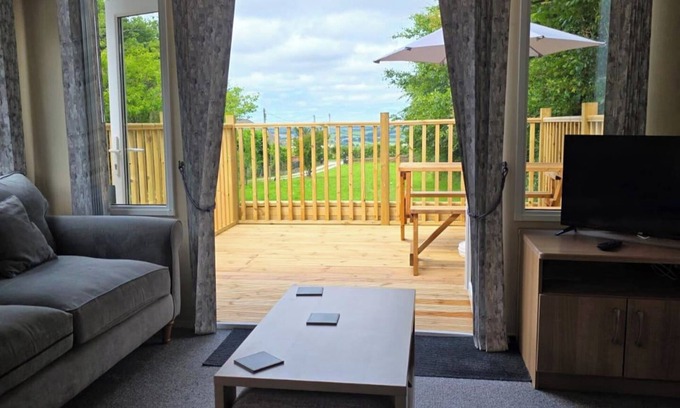 Stowford Cabin | Cholwell 3-Bed Lodge, Sleeps 6, Pet Friendly