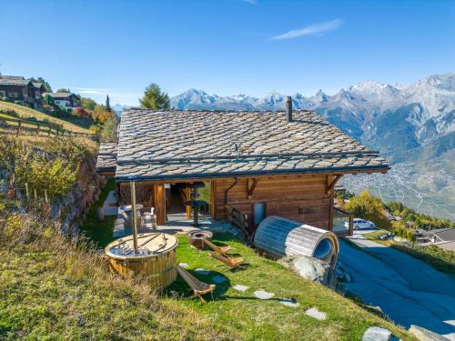 Saint-Pierre-de-Clages Ski Chalet | Ciel Etoilé - Magnifique Chalet, 14 personnes - vue incroyable