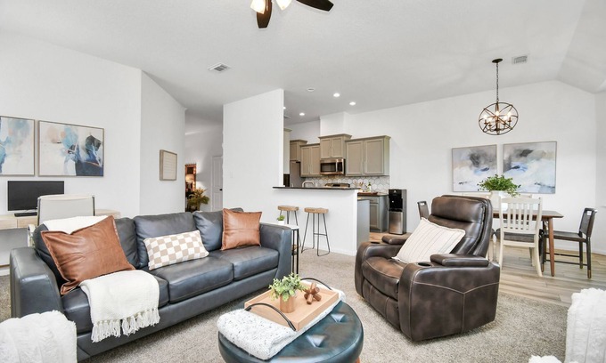 Katy House | Cinco Ranch Furnished 1 Story Home, King Beds, Walking Trail, Sleeps 6+