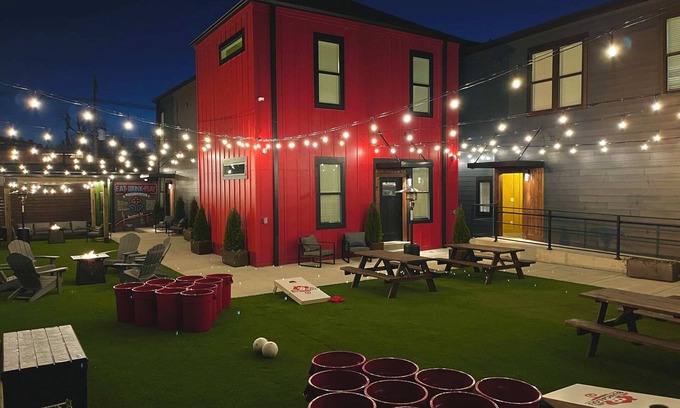 Cherokee Triangle Apartment | Cinema Suites @ Bungalou + Bourbon Bar + Gameyard
