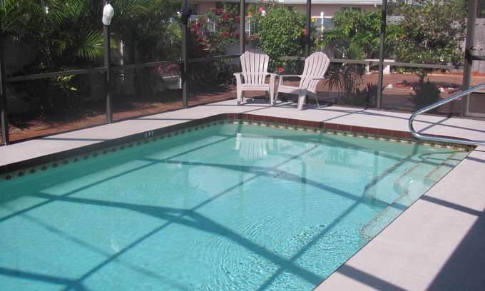 Venice House | Circle Drive Venice Island Pool Home a Short Walk To Your Own Private Beach!