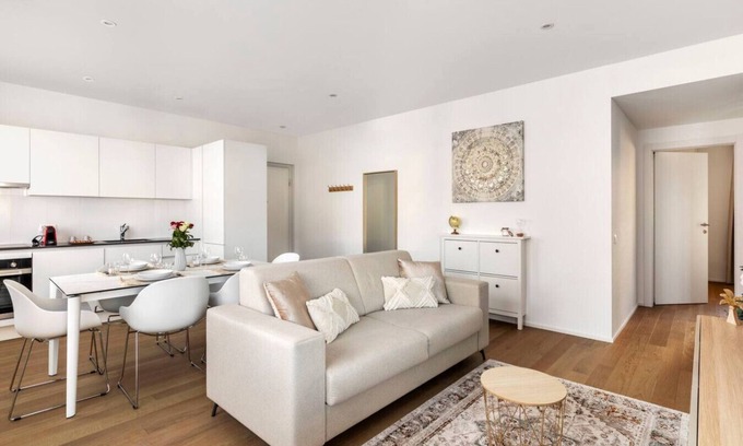 Lugano Apartment | City Center Luxury with AC & Free Parking