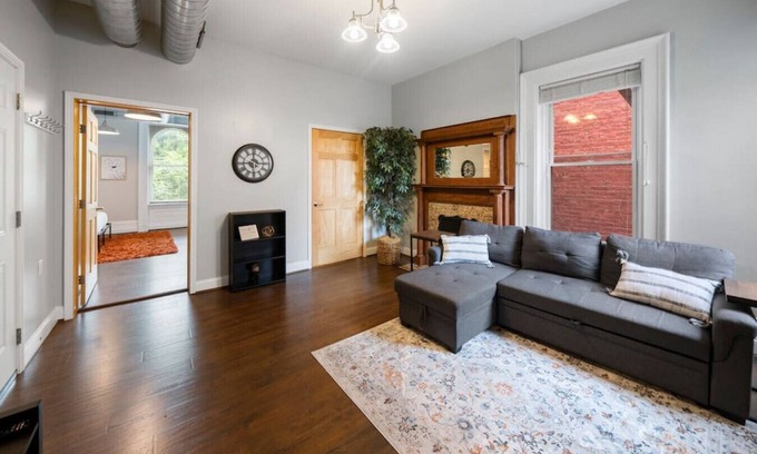 Cincinnati Apartment | City Escape 2BR Steps to TQL | OTR | Downtown
