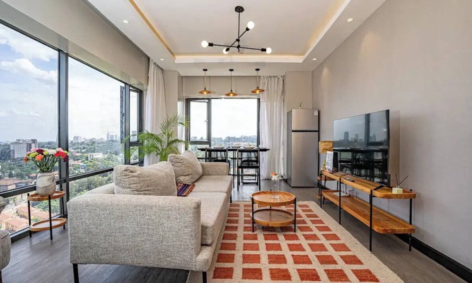 Westlands Apartment | City view ｜2 Bedroom & Study｜Gym & Poolnn