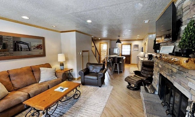 Red River House | CJ Townhouse 3 - On the River - In Town - Across from the Fishing Ponds - Wood B