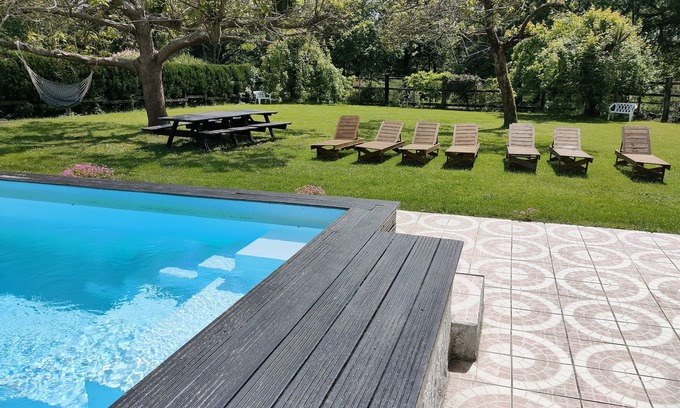 Saint-Paul-en-Born House | CLASSEE 3 ETOILES - swimming pool - jacuzzi 14 people 8 ha estate, lake and sea