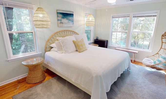 Folly Beach House | Classic Beach Cottage~Surf Shack