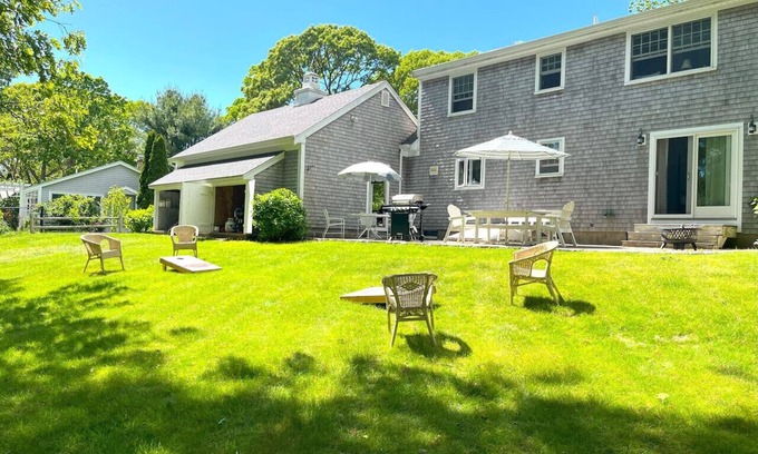 Falmouth House | Classic Cape Home in Sippewissett - Dog Friendly and Walk to Woodneck Beach