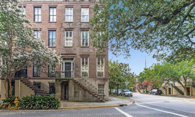 Old West Broad Neighborhood Apartment | Classic Charm Overlooking Square