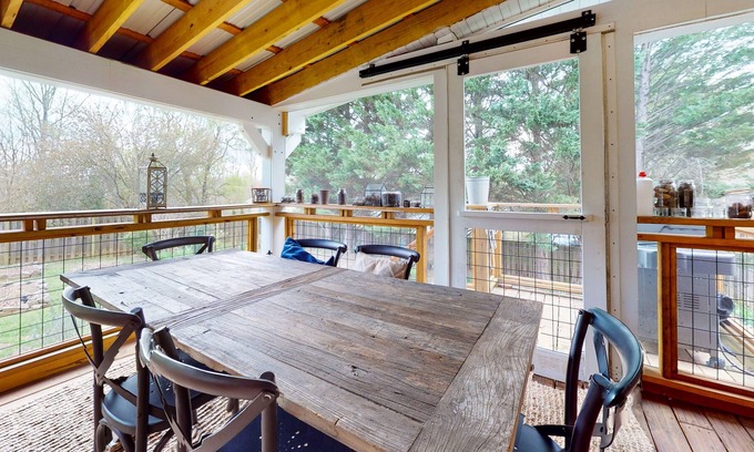 Brevard House | Classic, dog-friendly, mountain home with enclosed yard, great porches & firepit