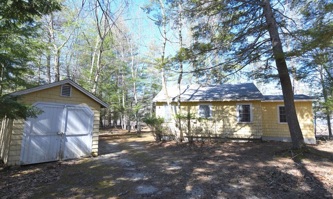Gray Cabin | Classic Maine camp on Little Sebago Lake. Pet-friendly!