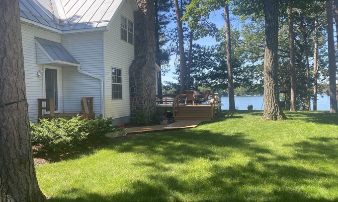 Wautoma House | Classic Wisconsin Lake Home on Big Silver Lake, Great for Swimming & Boating!