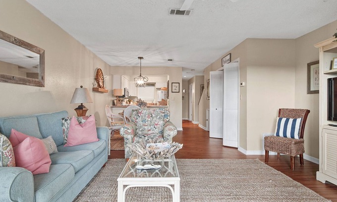 West Panama City Beach Condo | Clean & Comfortable 2 Bedroom Condo w/1.5 Bath only steps from beach.