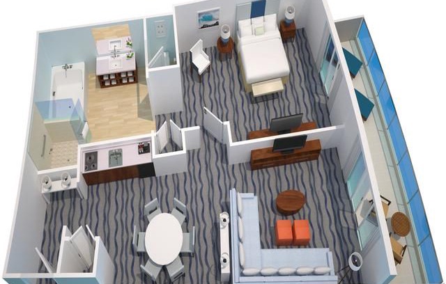 Clearwater Beach Hotel | Clearwater Beachfront Resort Superior 1 Bedroom Suite OPAL SANDS RESORT SUPERIOR ONE BEDROOM SUITES
