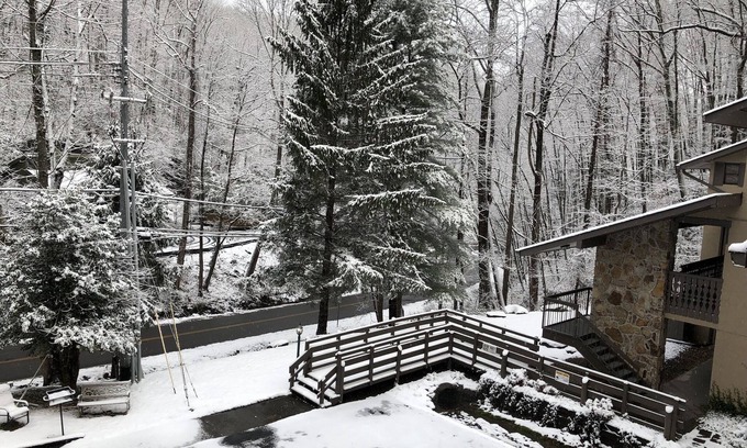 Chalet Village Condo | Close to town but in the mountains