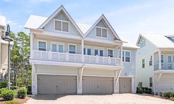 Panama City Beach House | Coastal 3BR Beach Retreat, Bikes, Pool & Beach ~ Stay Anchored on 30A