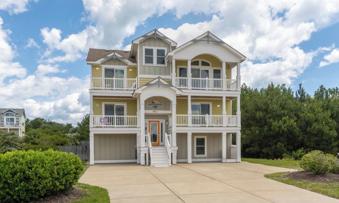 Whalehead Beach House | Coastal Calling at Corolla Shores 7 Bedroom Home, Near Beach Access and Corolla Attractions