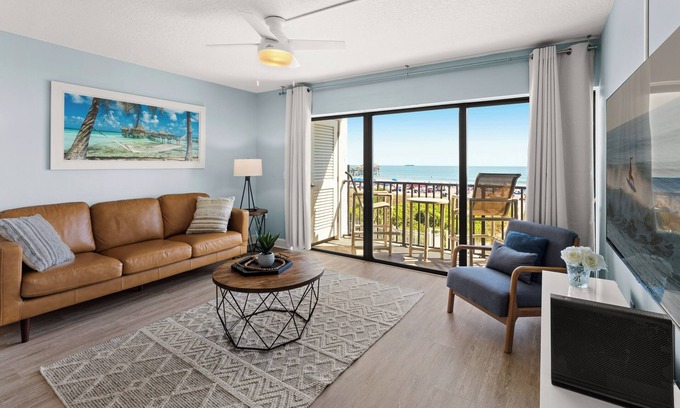 Cocoa Beach Condo | Coastal Escape Oceanfront Corner Unit with Heated Pool and Resort Amenities