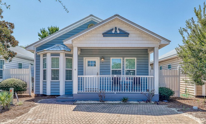 Seagrove Beach House | Coastal home w/pool views, private yard, and community pool - Dogs ok