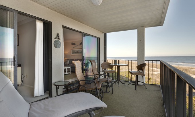 Palmetto Dunes Villa | Coastal | Ocean Views | Complex Pool | SC303