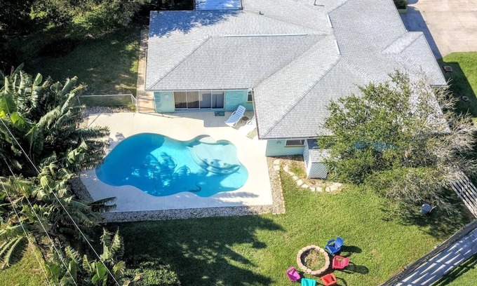 Cocoa Beach House | Coastal Retreat Cocoa Beach-Heated Pool