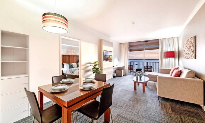 Darwin City Centre Apartment | Coastal Splendor: Seaview ~ Pool ~ Balcony Dining
