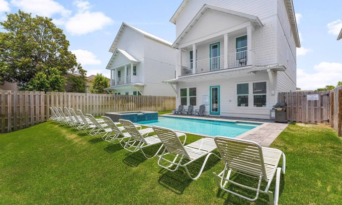 Miramar Beach House | Cobian Castle with LSV, Arcade, and Billiards