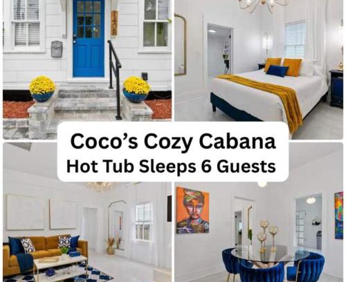 Lincolnville House | Coco's Cozy Cabana - Hot Tub Walk to Downtown