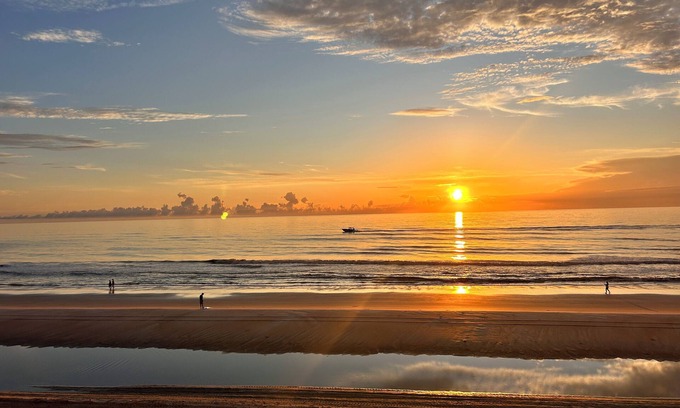 Ponce Inlet Condo | Coffee with the dolphins after a gorgeous sunrise - Ponce Inlet Paradise!