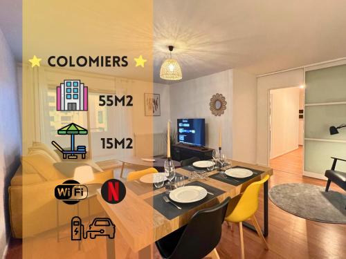Colomiers Apartment | Colomiers Shelter - City, Terrasse, Wifi, Netflix