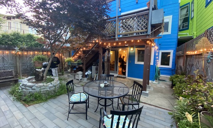 Mission District Apartment | Colorful Mission District! Amazing Location! Comfortable Private Garden In-Law