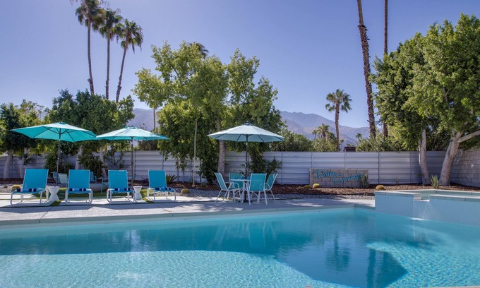 Palm Springs House | Come Fly With Me - Private Resort Style Yard! Great Zoom Call Space!