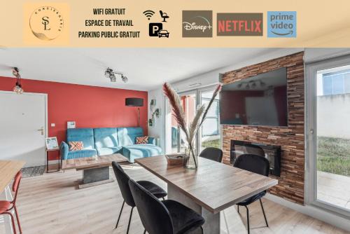 Meyzieu Apartment | Comfort and tranquility near Lyon and Groupama Stadium, 4 personnes