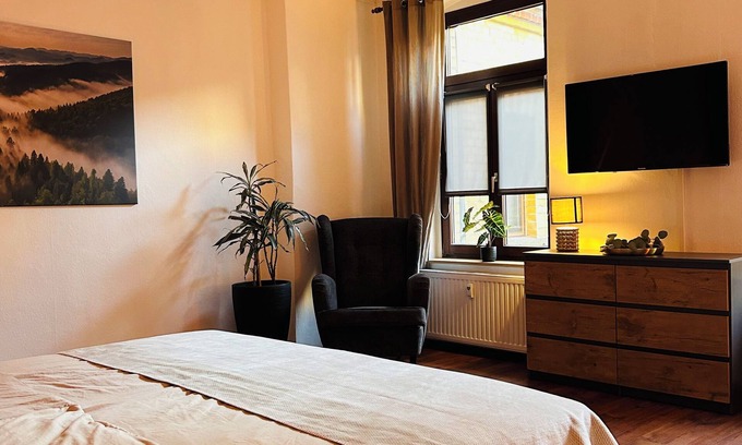 Lutherstadt Wittenberg Apartment | Comfort meets culture/Premium apartment with sauna