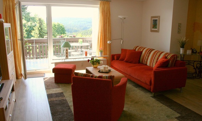 Hohegeiß Apartment | Comfort holiday apartment with mountain views and balcony in Hohegeiß