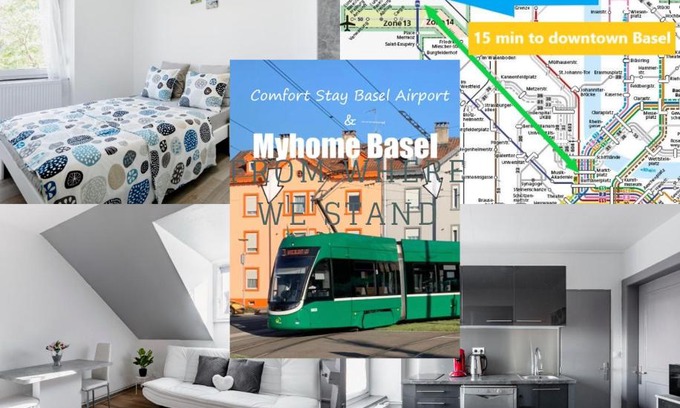 Bourgfelden Apartment | Comfort Stay Basel Airport 1A46